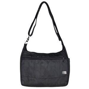 PACSAFE ANTI‑THEFT CROSSBODY BAG – RFID SAFE – BLACK – 15" × 10" × 4"